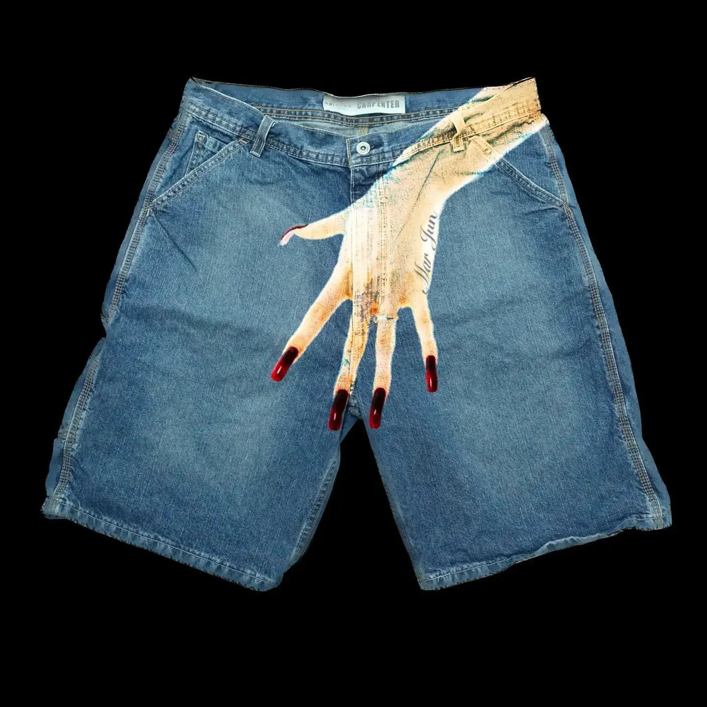 Jeans\Jorts Hand Print Typ sh