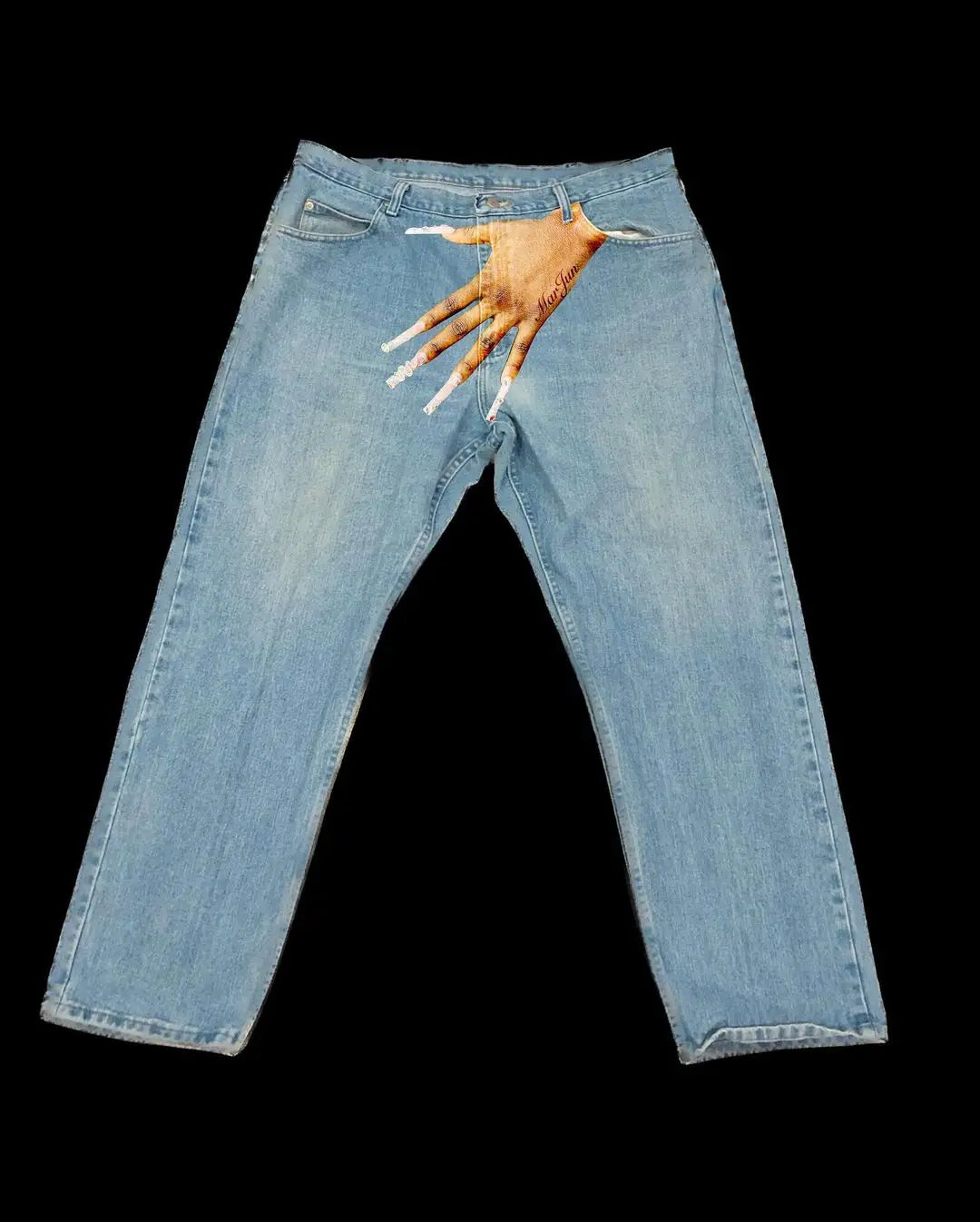 Jeans\Jorts Hand Print Typ sh