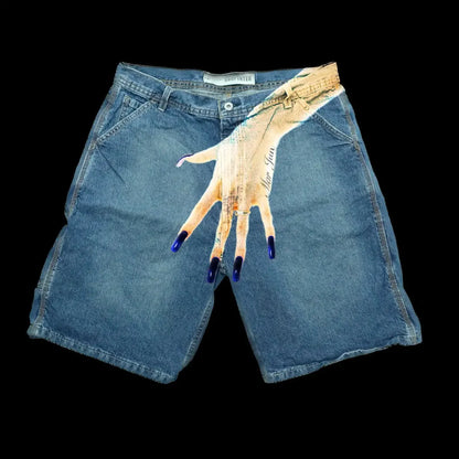 Jeans\Jorts Hand Print Typ sh