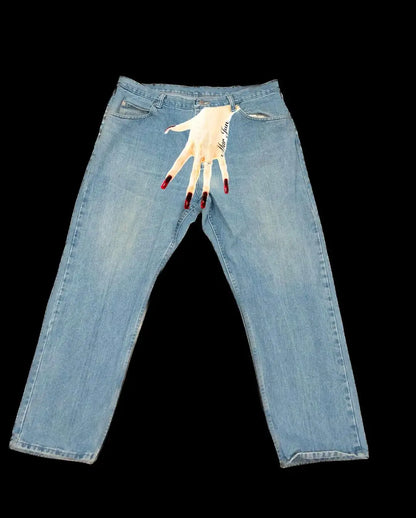 Jeans\Jorts Hand Print Typ sh