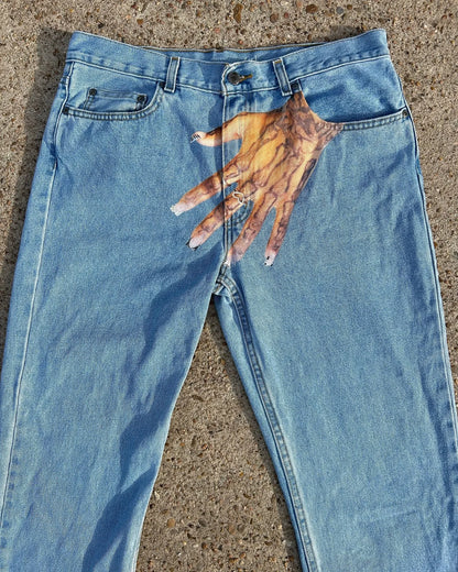 Jeans\Jorts Hand Print Typ sh